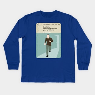 a Self Help Inner Therapy book 001 Kids Long Sleeve T-Shirt